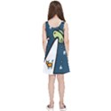 Ufo Alien Unidentified Flying Object Kids  Lightweight Sleeveless Dress View2