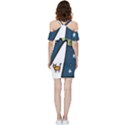 Ufo Alien Unidentified Flying Object Shoulder Frill Bodycon Summer Dress View4