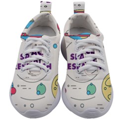 Unidentified Flying Object Ufo Space Outer Kids Athletic Shoes by Sarkoni