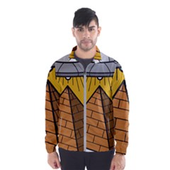 Unidentified Flying Object Ufo Under The Pyramid Men s Windbreaker by Sarkoni