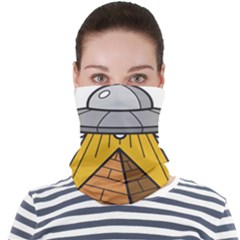 Unidentified Flying Object Ufo Under The Pyramid Face Seamless Bandana (adult) by Sarkoni