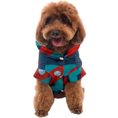 Rocket With Science Related Icons Image Dog Coat by Bedest