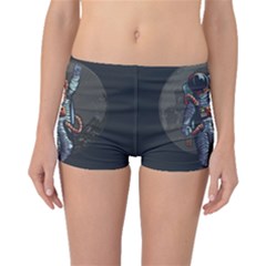 Illustration Drunk Astronaut Boyleg Bikini Bottoms by Bedest