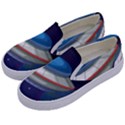 Ufo Alien Spaceship Galaxy Kids  Canvas Slip Ons View2