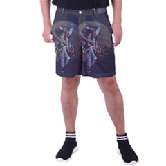 Illustration Drunk Astronaut Men s Pocket Shorts by Bedest