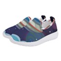 Ufo Alien Spaceship Galaxy Women s Slip On Sneakers View2