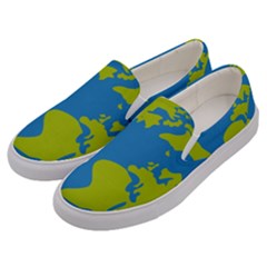 Spaceship Design Men s Canvas Slip Ons by Bedest