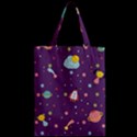 Space Travels Seamless Pattern Vector Cartoon Zipper Classic Tote Bag View2