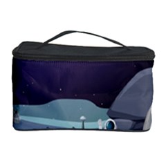 Alien Astronaut Scene Cosmetic Storage Case by Bedest