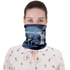 Alien Astronaut Scene Face Covering Bandana (adult) by Bedest