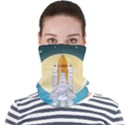 Space Exploration Illustration Face Seamless Bandana (Adult) View1