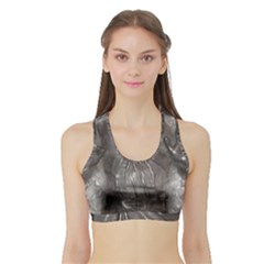 Han Solo In Carbonite Sports Bra With Border by Sarkoni