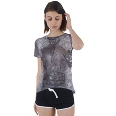 Han Solo In Carbonite Short Sleeve Open Back T-shirt by Sarkoni