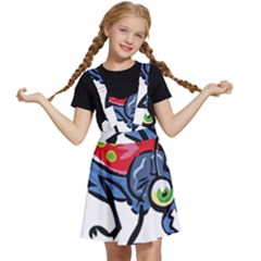 Bug Black Insect Animal Kids  Apron Dress by Sarkoni