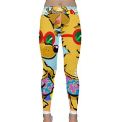 Beach Chihuahua Dog Pet Animal Classic Yoga Leggings by Sarkoni