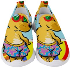 Beach Chihuahua Dog Pet Animal Kids  Slip On Sneakers by Sarkoni