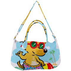 Beach Chihuahua Dog Pet Animal Removable Strap Handbag by Sarkoni