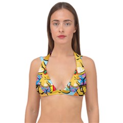 Beach Chihuahua Dog Pet Animal Double Strap Halter Bikini Top by Sarkoni