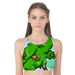 Parrot Hat Cartoon Captain Tank Bikini Top by Sarkoni