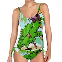 Parrot Hat Cartoon Captain Tankini Set by Sarkoni