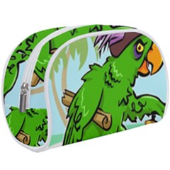 Parrot Hat Cartoon Captain Make Up Case (large) by Sarkoni