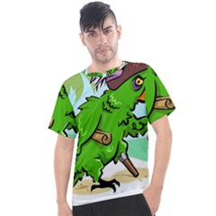 Parrot Hat Cartoon Captain Men s Sport Top by Sarkoni