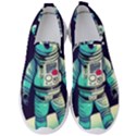 Bear Astronaut Futuristic Men s Slip On Sneakers View1