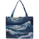 Waves Storm Sea Mini Tote Bag View1