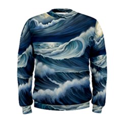 Waves Storm Sea Men s Sweatshirt by Bedest