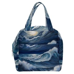 Waves Storm Sea Boxy Hand Bag by Bedest