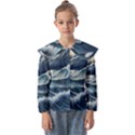 Waves Storm Sea Kids  Peter Pan Collar Blouse View1