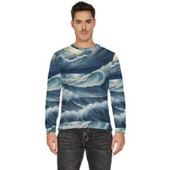 Waves Storm Sea Men s Fleece Sweatshirt by Bedest