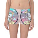 Boy Astronaut Cotton Candy Boyleg Bikini Bottoms View1