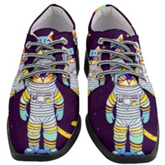 Cat Astronaut Space Retro Universe Women Heeled Oxford Shoes by Bedest