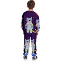 Cat Astronaut Space Retro Universe Kids  Sweatshirt set View4