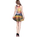 Rural Farm Fence Pathway Sunset Reversible Sleeveless Dress View2