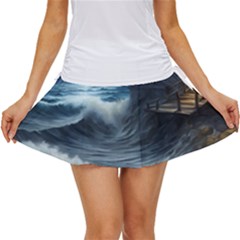 House Waves Storm Women s Skort by Bedest