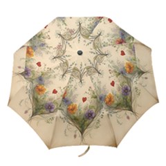 Heart Flowers Plant Folding Umbrellas by Bedest