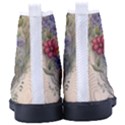 Heart Flowers Plant Kid s High-Top Canvas Sneakers View4