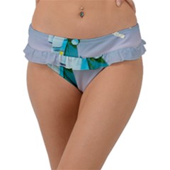 Astronaut Kiss Space Baby Frill Bikini Bottoms by Bedest