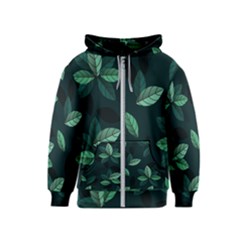 Foliage Kids  Zipper Hoodie