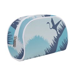 Swan Flying Bird Wings Waves Grass Make Up Case (small) by Bedest