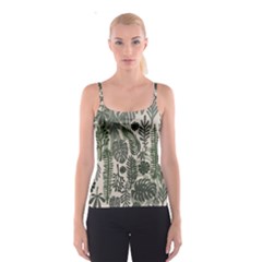 Plants Leaves Boho Botany Foliage Spaghetti Strap Top by Bedest