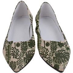 Plants Leaves Boho Botany Foliage Women s Block Heels  by Bedest