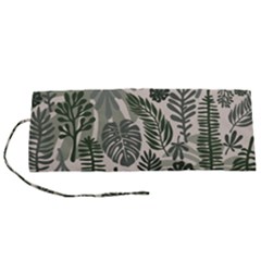 Plants Leaves Boho Botany Foliage Roll Up Canvas Pencil Holder (s) by Bedest