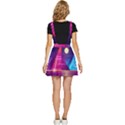 Egyptian Pyramids Night Landscape Cartoon Apron Dress View4