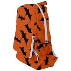 Halloween Card With Bats Flying Pattern Travelers  Backpack