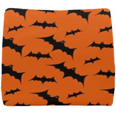 Halloween Card With Bats Flying Pattern Seat Cushion by Hannah976