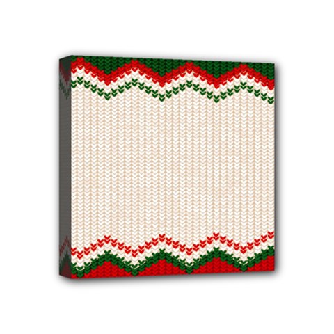 Merry Christmas Happy New Year Mini Canvas 4  X 4  (stretched) by artworkshop