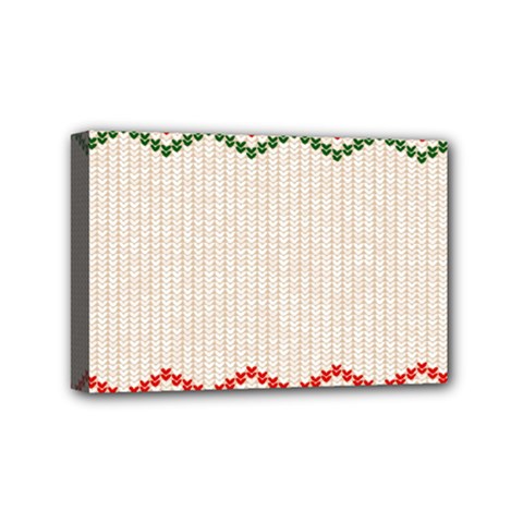 Merry Christmas Happy New Year Mini Canvas 6  X 4  (stretched) by artworkshop